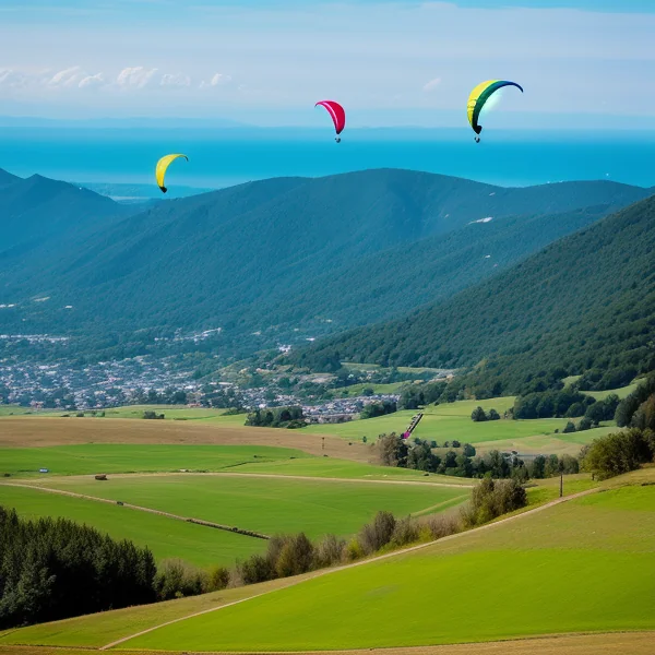 Осветление за парапланерни и дрон състезания
