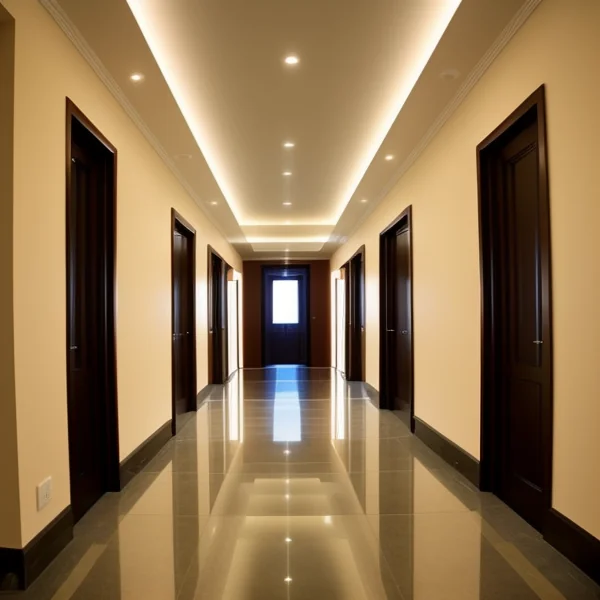 Интерактивни LED решения за интересен коридор