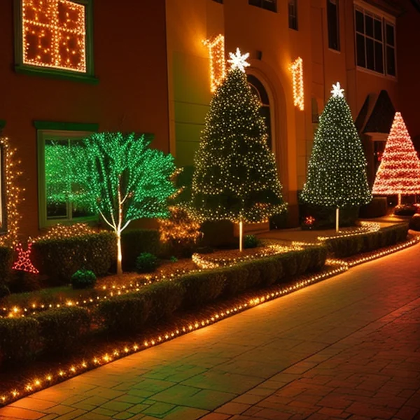 LED осветление за празнична украса