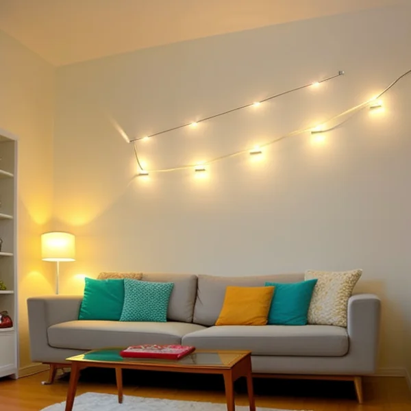 LED осветление като част от домашния арт декор