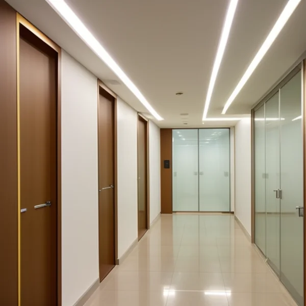 LED осветление за офис коридори и общи пространства