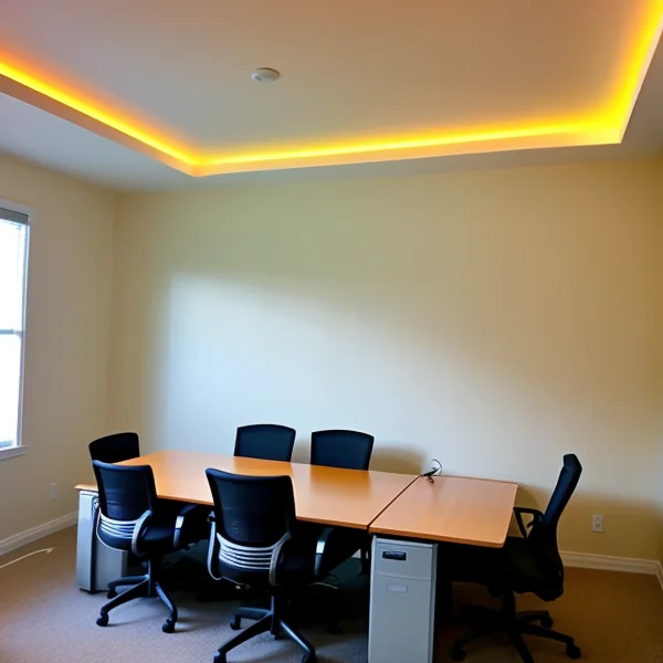 Осветление с LED ленти за офис