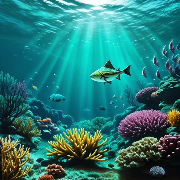 Подводно осветление и визуални ефекти