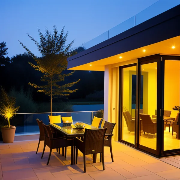 Осветление за тераса и енергийна ефективност