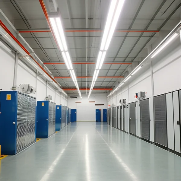 Инсталиране на LED осветление в производствени халета