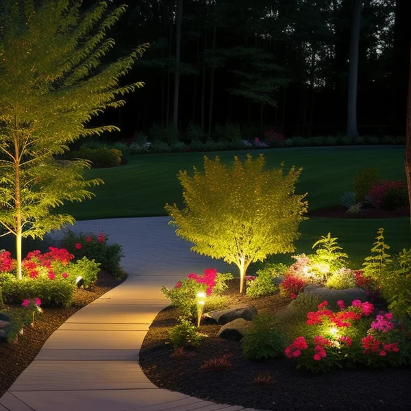 Автоматизирано градинско осветление с таймери