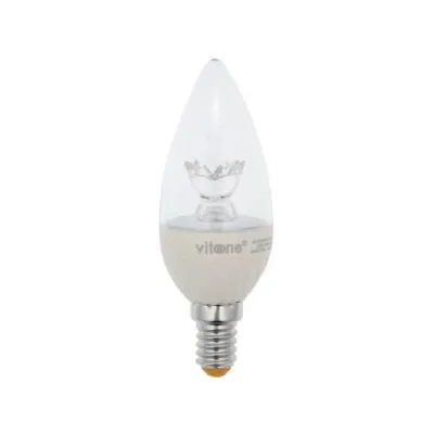 VITO 1513820 ЛЕД Лампа MICROSTAR-2 CANDLE C37 E14 6W 414Lm CLEAR Димируема 2700K