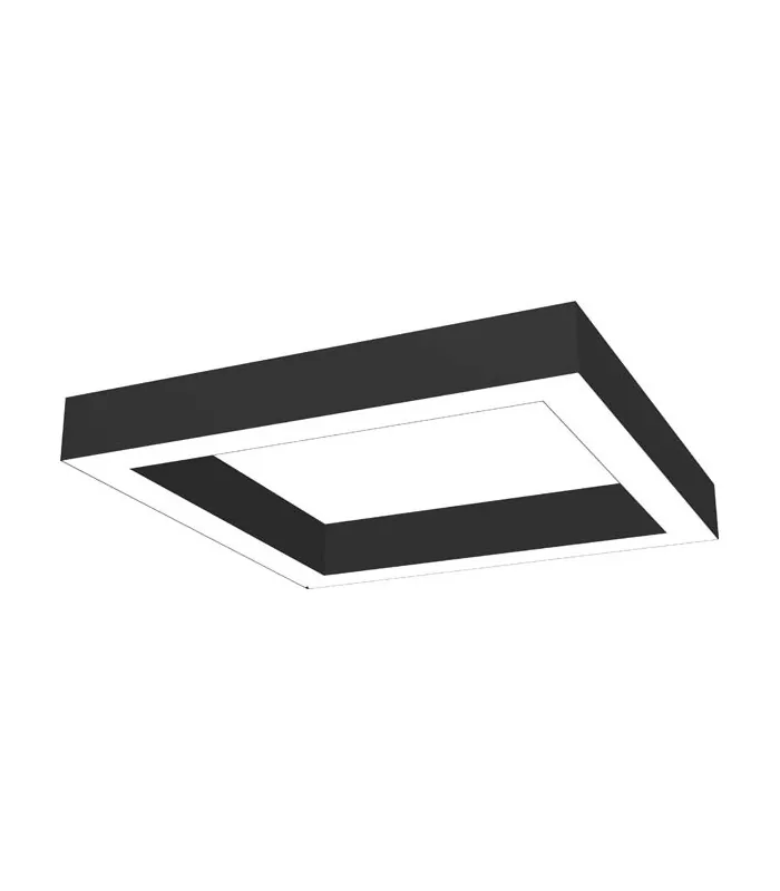 VITO 2423370 ЛЕД Осветление Плафон Повърхностен Монтаж или като Пендел PROFILED-PS 60W 3000K 5980Lm Черно