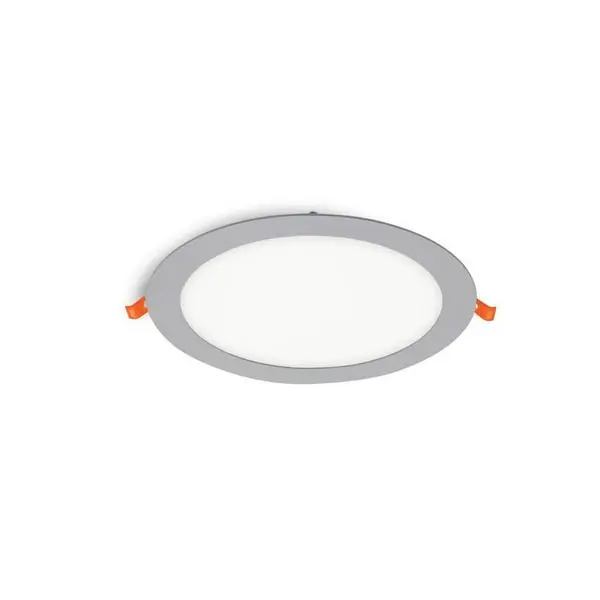 Vito 2023991 ЛЕД КРЪГЪЛ SLIM ПАНЕЛ ЗА ВГРАЖДАНЕ LENA-RX Φ220x20mm 18W 1800Lm 6000K GREY