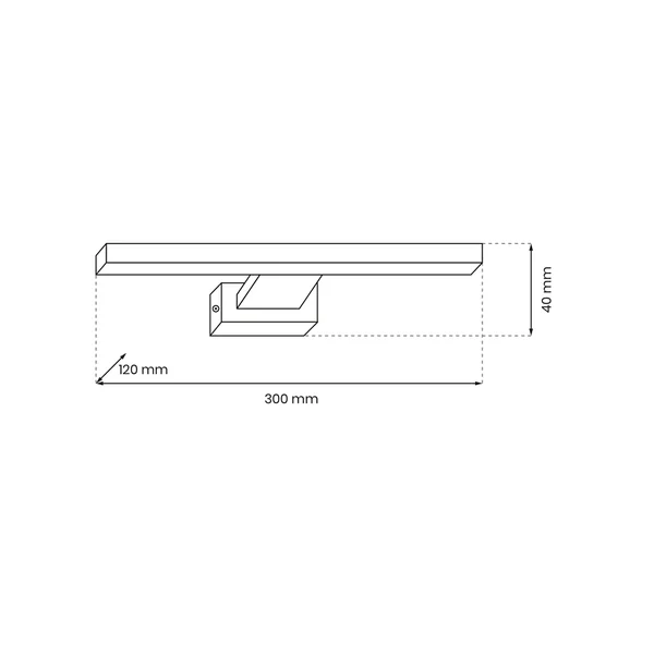 Milagro ML029 Аплик SHINE CHROME 30см 7W LED