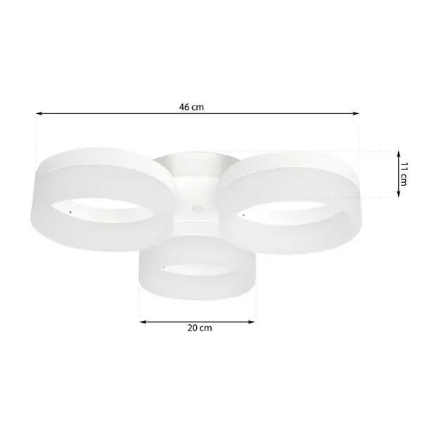 Milagro ML166 РИНГ ПЛАФОН 36W LED
