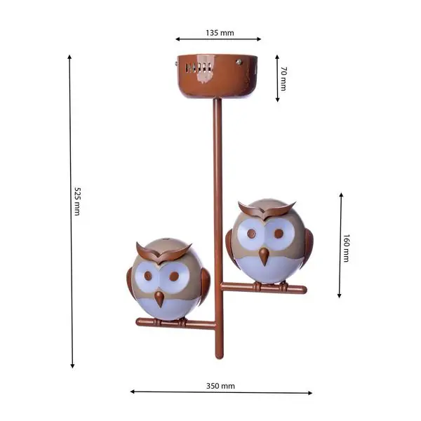 Milagro ML244 OWL 2XG9 LED ПЛАФОН
