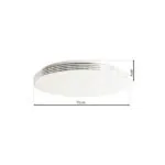 Milagro ML3703 SIENA 80W LED плафон Ø750 мм + дистанционно