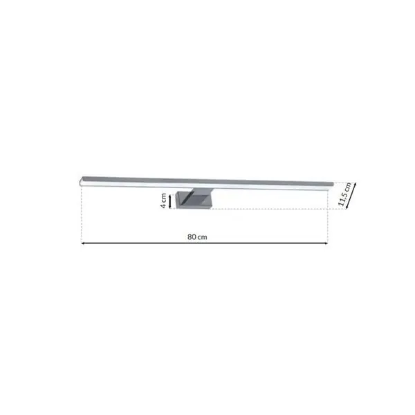 Milagro ML3809 Аплик SHINE CHROME 80см 15W LED