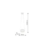 Milagro ML404 ПРЪСТЕН ВИСЯЩА ЛАМПА 12W LED
