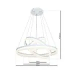 Milagro ML4080 Висяща LED ЛАМПА RING 4080 114W + ДИСТАНЦИОННО