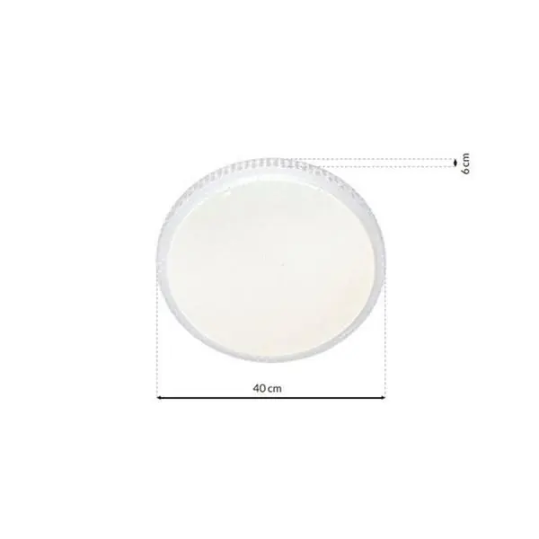 Milagro ML4219 CRUZ 40W LED плафон Ø400мм  димируем + дистанционно управление