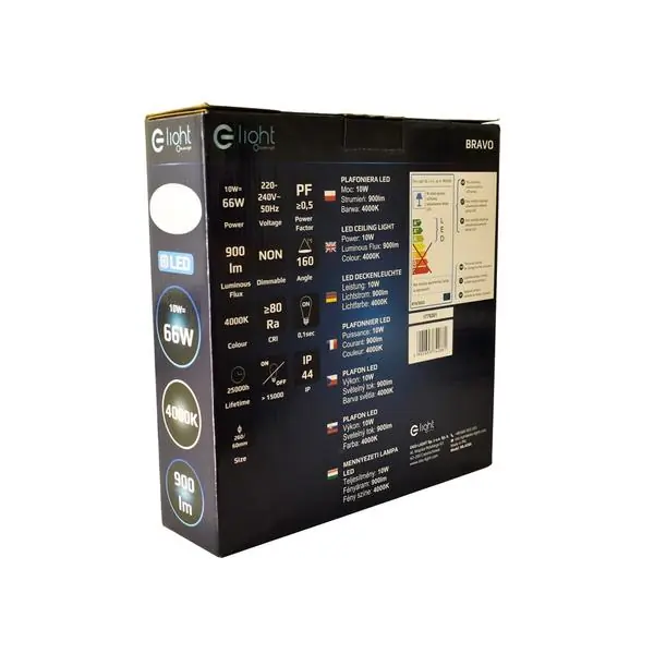Milagro ML4266 Bravo 10W LED Плафониера Ø260 мм