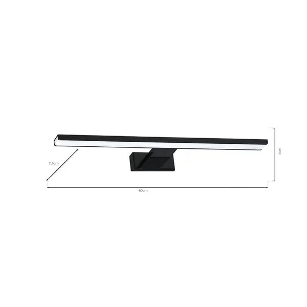 Milagro ML4382 Аплик SHINE BLACK 60см 13.8W LED