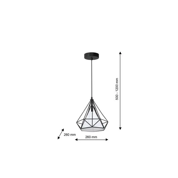 Milagro ML4384 Висяща лампа TRIANGOLO 1xE27
