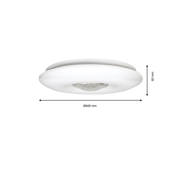 Milagro ML4401 VELA 24W LED плафон Ø400 мм Димируем + Дистанционно управление