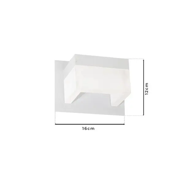 Milagro ML448 CUBO 7W LED СТЕНА