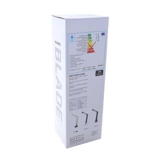 Milagro ML4667 BLADE 5W LED настолна лампа черна