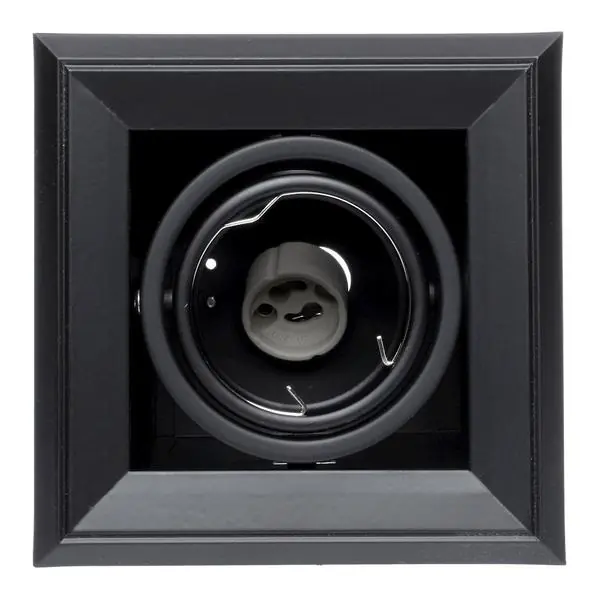 Milagro ML472 BLOCCO ЛАМПА ЗА ВГРАЖДЕН МОНТАЖ ЧЕРНА 1x7W GU10 LED