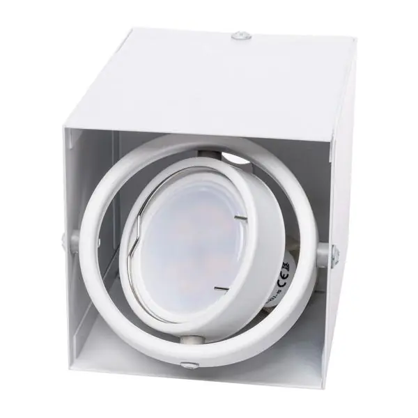 Milagro ML476 ПЛАФОН BLOCCO БЯЛ 1x7W GU10 LED