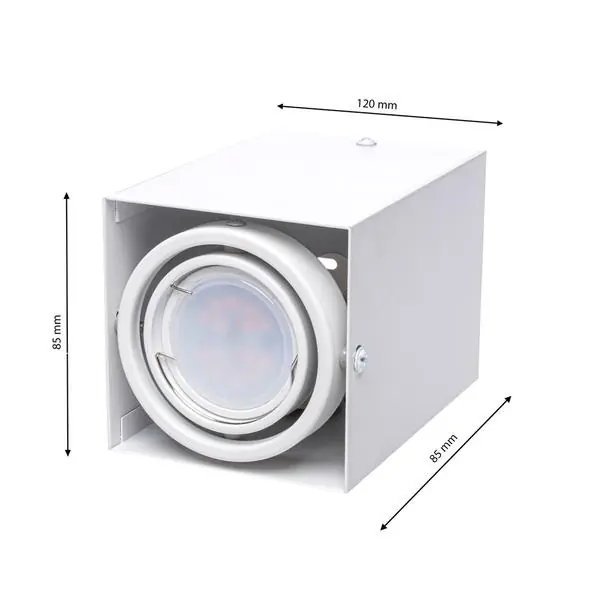 Milagro ML476 ПЛАФОН BLOCCO БЯЛ 1x7W GU10 LED