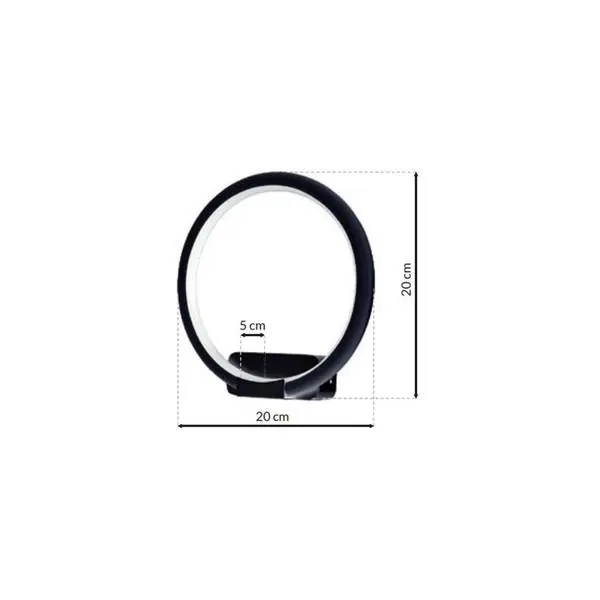 Milagro ML506 ORION ЧЕРЕН 10W LED СТЕНА
