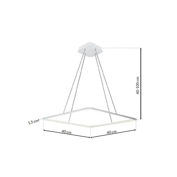 Milagro ML513 Висяща LED ЛАМПА NIX WHITE 25W