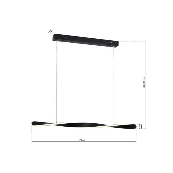 Milagro ML5498 Висяща LED лампа SWIRL 24W