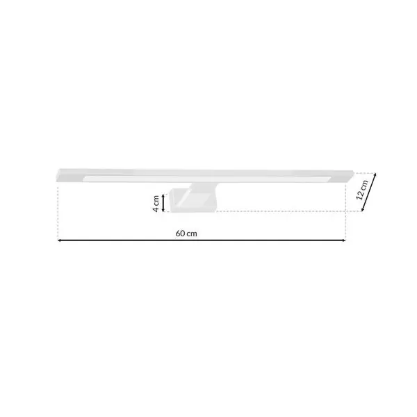 Milagro ML5571 SHINE WHITE 60cm 12W LED стенна лампа