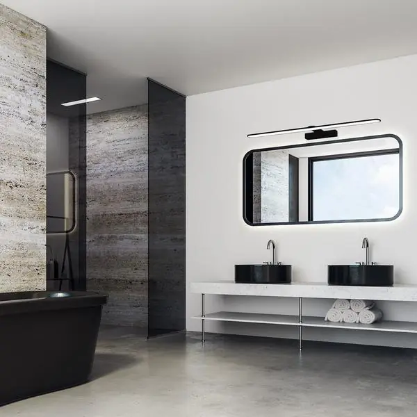 Milagro ML5616 Аплик SPLASH BLACK 60см 12W LED