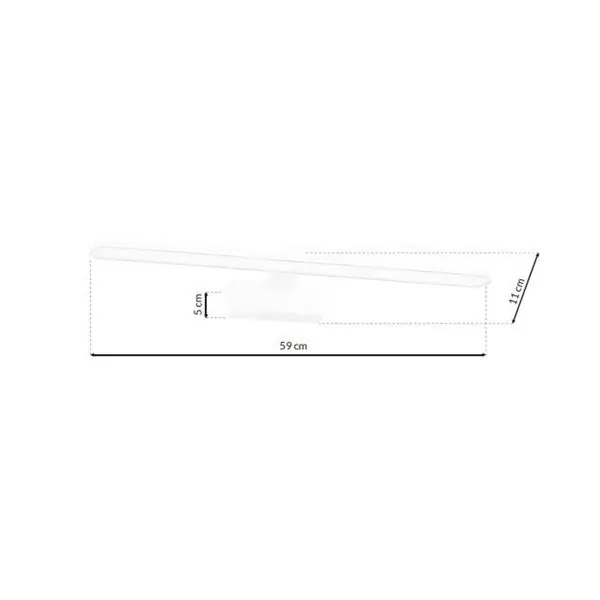 Milagro ML5618 SPLASH WHITE 60cm 12W LED стенна лампа