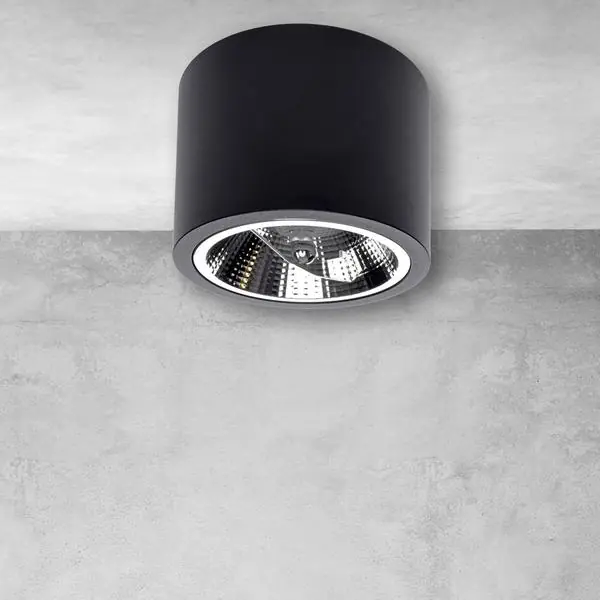 Milagro ML5698 Осветително тяло за повърхностен монтаж Redondo Black 1xES111 GU10