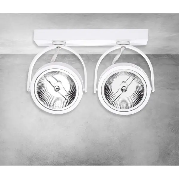 Milagro ML5705 Приспособление за повърхностен монтаж Lugar White 2xAR111 GU10