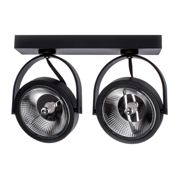 Milagro ML5706 Приспособление за повърхностен монтаж Lugar Black 2xAR111 GU10