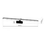 Milagro ML5725 Аплик SPLASH BLACK 100см 21W LED