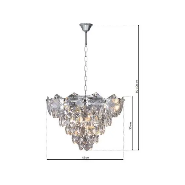 Milagro ML5987 Полилей СЕЛЕНА ХРОМ 6хЕ14