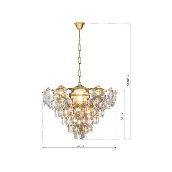Milagro ML5988 SELENA GOLD полилей 6xE14