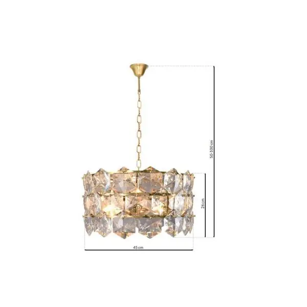 Milagro ML5990 Полилей AUSTIN GOLD 6xE14