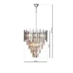Milagro ML5997 ASPEN II CHROME полилей 9xE14