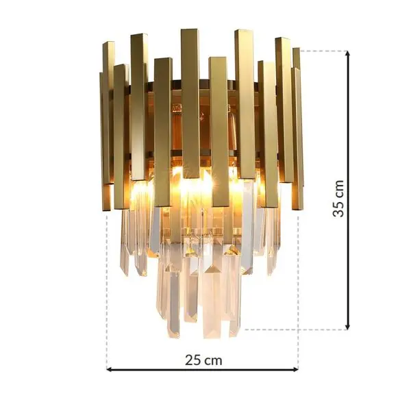 Milagro ML5998 Аплик ASPEN GOLD 2xE14