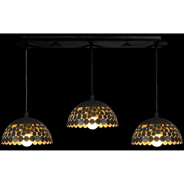 Milagro ML6136 LISA BLACK висяща лампа 3xE27