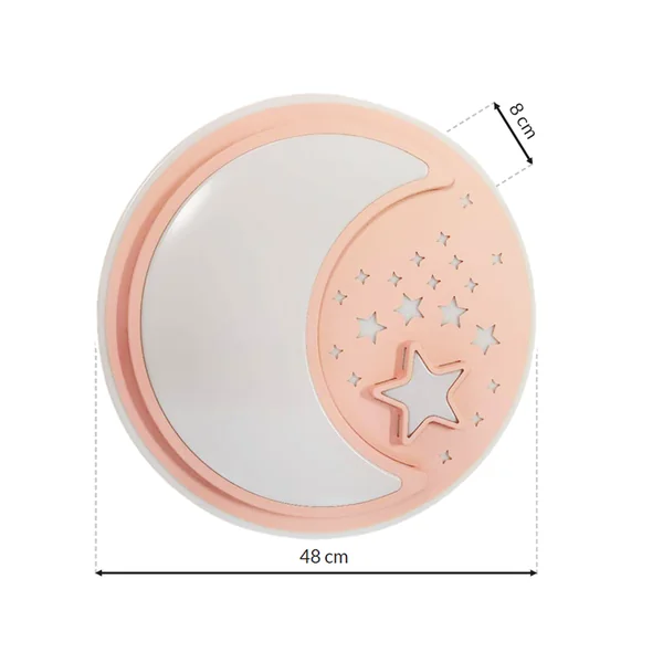 Milagro ML6184 Plafon NOTE PINK 45W LED Ø480 mm