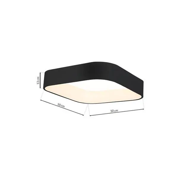 Milagro ML6356 ASTRO BLACK 24W LED плафон