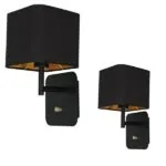 Milagro ML6365 NAPOLI BLACK/GOLD аплик 1xE27