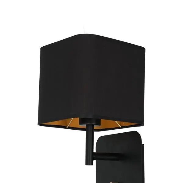 Milagro ML6365 NAPOLI BLACK/GOLD аплик 1xE27